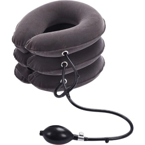 Adults Inflatable Neck Stretcher Cervical Traction Pillow Neck Pain Relieve
