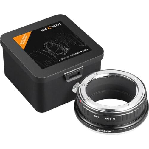 New K&F Concept adapter for Nikon F Auto AIS D mount lens to Canon EOS RF camera EOS R5 R6