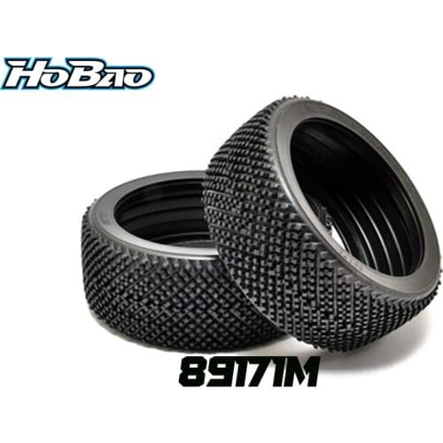 Original OFNA/HOBAO RACING 89171M tire V MEDIUM, 2PC For HYPER 1/8 BUGGY 8SC SHORT COURSE HSP FS XRAY AE TLR ARMMA KYOSHO BUGGY