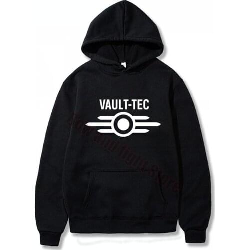 Vault Tec Logo Gaming Video Game Fallout 2 3 4 Mens Hoodies Spring Autumn Male Casual Men and Women Sweatshirt Hoody Tops