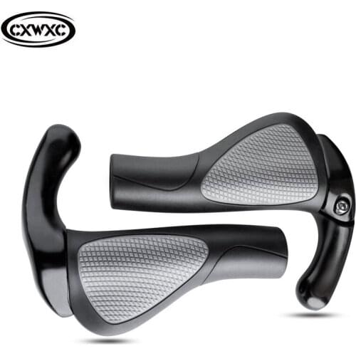 MTB Bicycle Grips Non-slip Ergonomics Bike Handlebar Covers Extended Bar End Mountain Bike Grips Handles for Bicycle