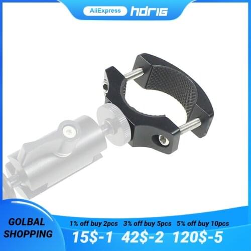 HDRIG Bicycle Rod Clamp Suitable For GOPRO 9/8 Insta360 ONE X Sports Camera Cycling Bicycle Clamp 1/4 Screw Hole Photo Studio