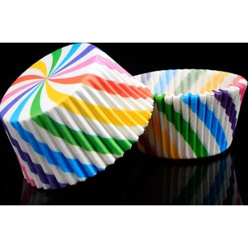 100x gingham cupcake liners wedding paper Cupcake Liner muffin cup cake baking mold case birthday baby shower graduation