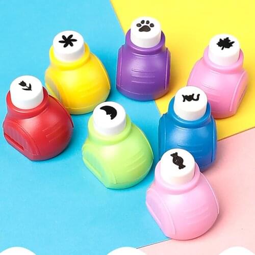5/10/20 Patterns Mini Crafting Toys Paper Punch Crafts Machine DIY Hand Crafts Puncher Hole for Kids Albums Photos Cards Cutter