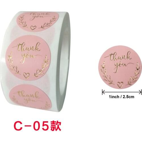500pcs Thank You Stickers For Supporting My Small Business Seal Labels For Christmas Gift Decoration Business Stationery