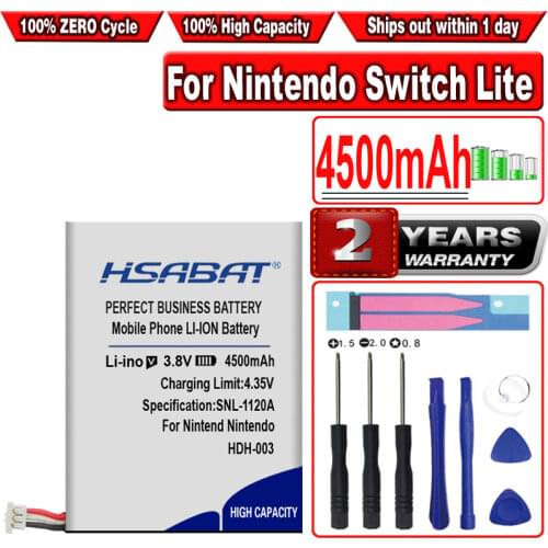 HSABAT 4200mAh HDH-003 Battery for Nintendo Switch Lite Game Player
