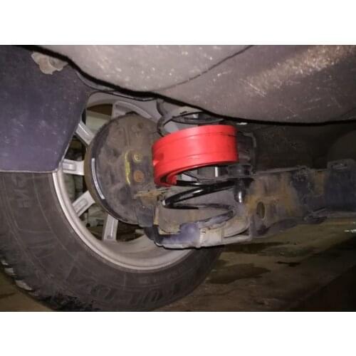 2PCS Red Color Car Shock Absorber Spring Bumper Power Auto Buffers A/B/C/D/E/ Type Springs Bumpers Cushion