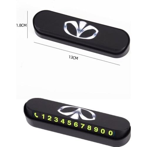 Car Styling Temporary Parking Card Sticker Phone Number Card Park Stop For Daewoo Matiz Nexia Lanos Kalos Gentra Nubira Espero