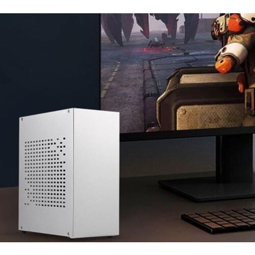 Micro Mini Tower B07 Computer Case Small Form Factor w/ USB3.0 Port Riser Cable