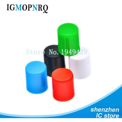 20PCS For 5.8*5.8/7*7/8*8/8.5*8.5mm Cylindrical cap Self Locking Push Tactile Power Micro Switch Kit 6 Pin Button Switches