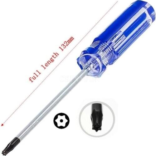 DHL 504PCS T5 T6 T7 T8 T9 T10 With Hole Torx Screwdriver Key PVC Colorized Bar Handle Screwdrivers Repair Tool Wholesale