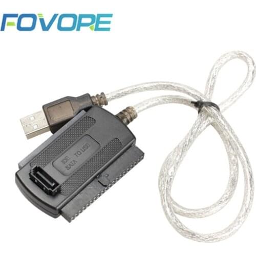 For ATA/ATAI LBA USB To IDE Cable USB 2.0 To IDE/SATA 2.5" 3.5" Hard Drive Disk HDD Converter Adapter Cable Plug And Play
