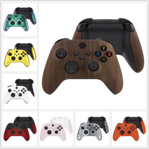 EXtremeRate Replacement Handles Shell ＆ Side Rails Panels Faceplate Cover for Xbox Series S / X Controller