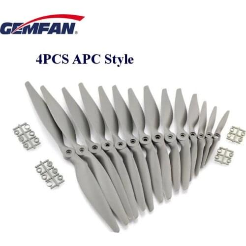 4PCS APC Nylon Propeller 5050 6040 7050 7060 8040 8060 9045 9060 1050 1060 1070 1155 1260 1365 1470 Prop For RC Airplane