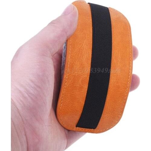 PU Leather Felt Mouse Pouch Case Dust Cover Mice Storage Bag for Magic Mouse 2