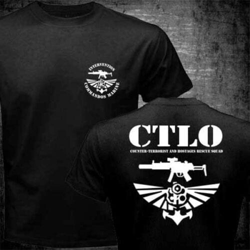 French Navy Ctlo Special Forces Counter Terrorist Commandos Marine T-Shirt
