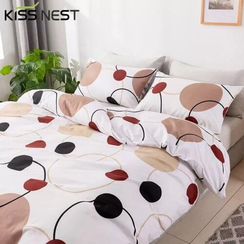2/3 Piece Classic Geometric Pattern European Style Twin Size Bedding Set,Duvet Cover 220x240 200x200,Microfiber Fabric For Home
