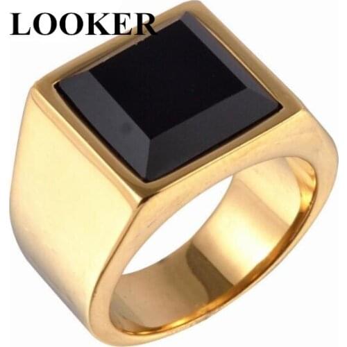 Looker Rings With Semi-precious Stones