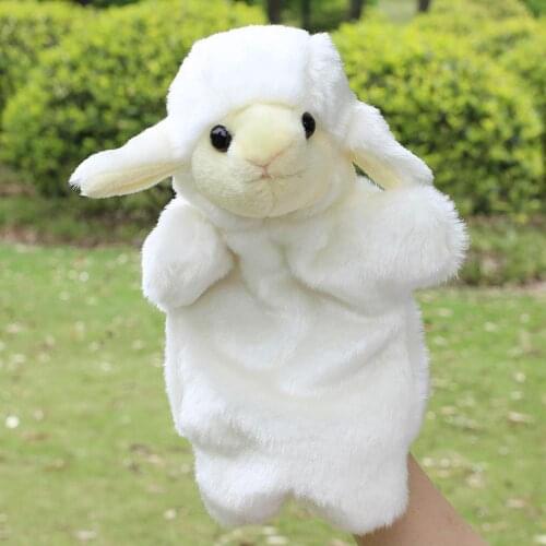 Cute Sheep Hand Puppet Baby Kids Developmental Soft Doll Plush Toys Stage Performance Props Children Birthday Gift
