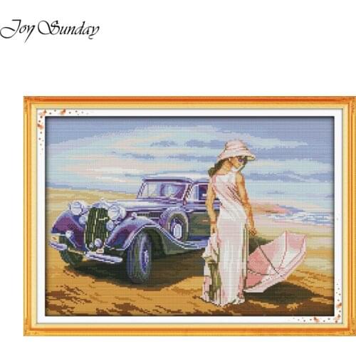 New Arrival Car Model Cross Stitch Kit DMC Counted Cross Stitch 14ct 11ct DIY Handmade Sets For Embroidery Kit Needlework Sets