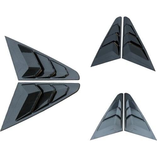 Rear Side Window Louvers, Scoop Louvers Cover Blinds for MG 5 MG5 2021 Car Exterior Accessories