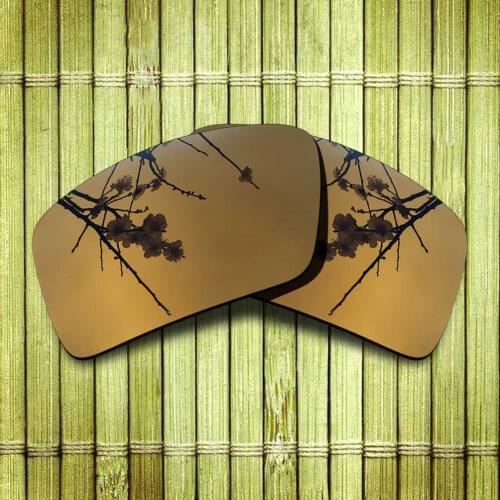 Polarized Replacement Lense For-Oakley Eyepatch 2 Sunglasses Frame True Color Mirrored Coating - Copper Color Available