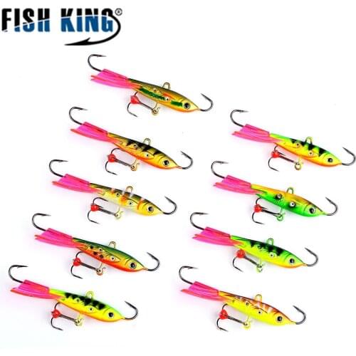 Ice Fishing Lure 1PC two Size Bass Hard Lure Wobblers Minnow Swim Bait With Hooks For Fly Fishing Accessories Isca Artificial