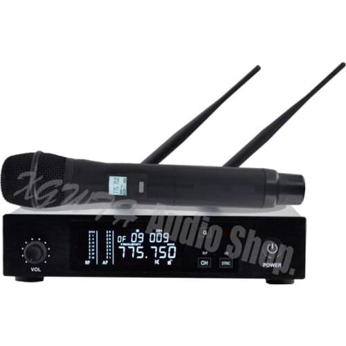 Professional UHF Wireless Microphone System Handheld Headset Lavalier Laval Mic Cardioid Microfone for Karaoke Stage Performance