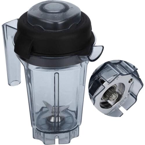 0.9L Transparent Food Blender Container With Blade Lid Replacement Accessories Fit For Vitamix Container