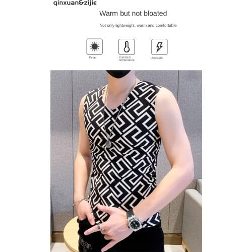 Qinxuan&Zijie Men's T-shirts With Print