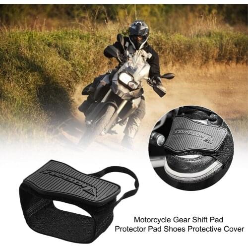 Motorcycle Gear Shift Pad Adjustable Motorcycle Shoe Cover Durable Lightweight Boot Protector Motorbike Riding Accessories