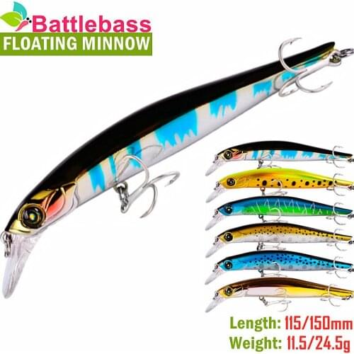 Hot Jerkbaits Fishing lures 60mm 3g 80mm 11.5g 105mm 24.5g Sinking Minnow lure High Quality Hard Baits Good Action Wobblers