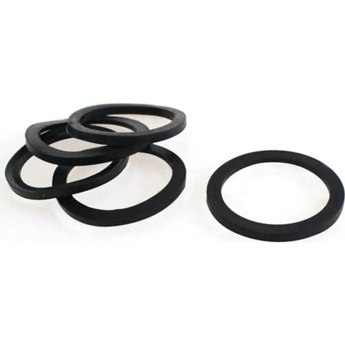 Talea 5Piece Black Rubber Sink drain Hose sealing washer Seal Gasket Ring O-Ring Washer Seals Watertightness Assortment