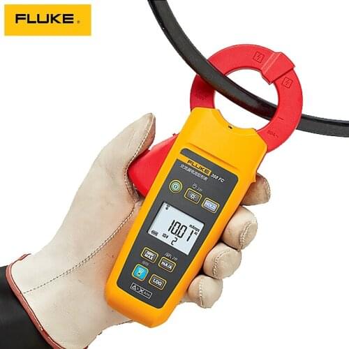 Clamp Meter Fluke 100% Authentic F368/F369/368FC/369FC Microampere Leakage Current Clamp Meter 40 mm Jaw 60A TRUE RMS