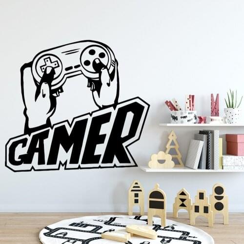 Cartoon Style gamer Vinyl Wall Stickers Home Decor Modern Acrylic Decoration For Kids Rooms Decoration Murals