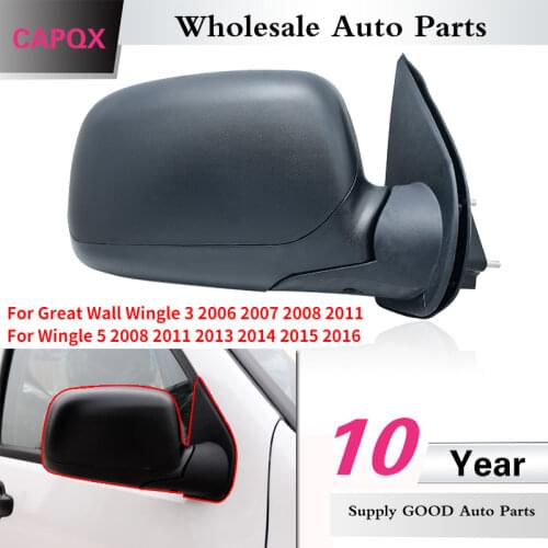 CAPQX Outside Rearview mirror assamly For Great Wall Wingle 3 2006 2007 2008 2011 For Wingle 5 2008 2011 2013 2014 2015 2016
