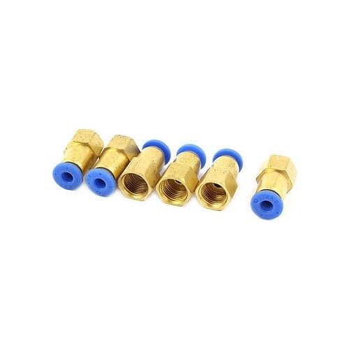 Air Compressor 9mm to 4mm Pneumatic Quick Fitting Coupler Adapter 6Pcs Free shipping
