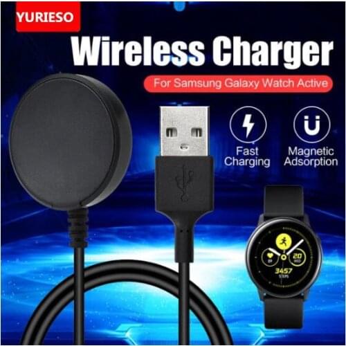 50pcs USB Charger Charging Cradle For Samsung Galaxy Watch Active R500 Smartwatch Replacement Charger Dock Charging Cable