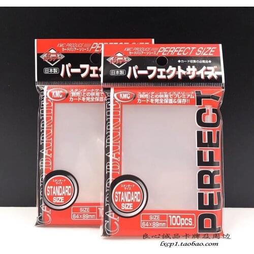 KMC Card SLEEVES Barrier Board Games Protector Trading Cards PKM Super Hard Perfect Fit Standard Transparent Outer Protector