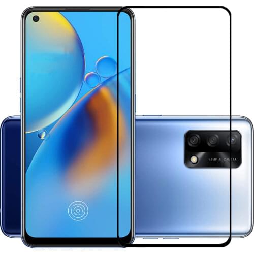 2.5D 9H Premium Tempered Glass for A94 A93 A74 A73 A54 A53 Full Coverage Screen Protector Protective Film for OPPO A74 4G 5G