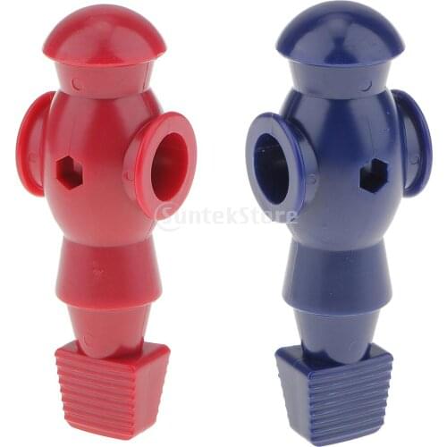 2 Pieces 5/8 Inch Rod Soccer Foosball Man Table Football Guys Soccer Player Replacement Parts Indoor Game