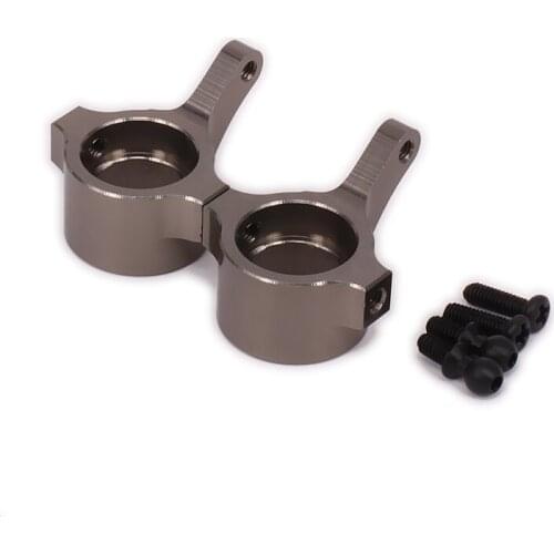 2PCS Machined Steering Hub Carrier For Rc Model Car 1/18 Fs Racing Big Foot Monster Truck 736057 Blocks Big Foot Hopup Parts