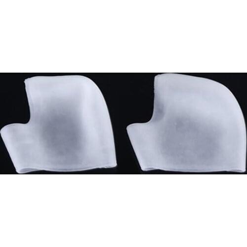 2PCS Feet Care Socks Silicone Moisturizing Gel Heel Socks With Hole Cracked Foot Skin Care Protectors