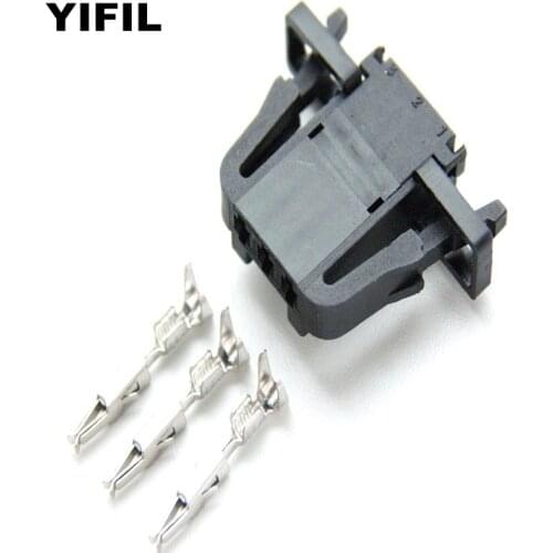 5pcs/lot 3 Pin/Way Automotive Wire Connector Tail Lamp Plug Socket Housing For AUDI VW SKODA 3B0972703 3B0 972 703