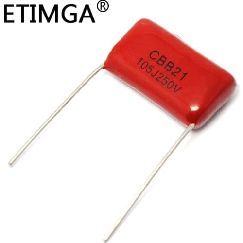 5PCS/LOT CBB Capacitor 250V 105J 1uf 250V/105 Polypropylene Film Capacitor