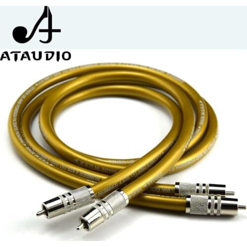 ATAUDIO One Pair Hifi Cardas RCA Cable Pure OCC HIFI RCA interconnect cable