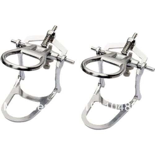 FREE SHIPPING Silvery Alloy Articulators Adjustable Middle Size 65 mm Dental Lab Tools