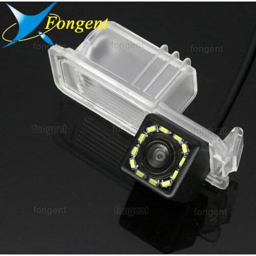 For VW Polo V (6R) Golf 6 VI Passat CC Magotan HD Wireless Car CCD Rear Camera Fisheye 8 12 led dynamic Night Vision waterproof