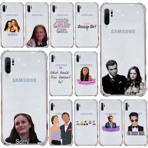 Gossip Girl Love Best Friends Phone Case Transparent For Samsung Galaxy A71 A21s S8 S9 S10 plus note 20 ultra