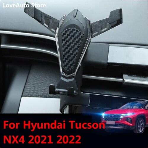 For Hyundai Tucson NX4 2021 2022 Car Mobile Phone Navigation Bracket Sucker Snap Fixed Support Clip Shockproof Accessories
